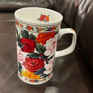 Vintage Wren English Summer Fine Bone China England Handled Mug